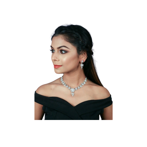 Bestseller: Diamond Studded Off-Shoulder Glam Necklace