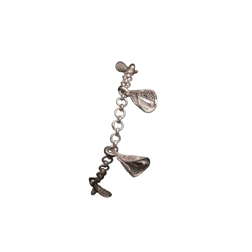 Silver Leaf Charm Bracelet - Perfect Gift for Loved Ones